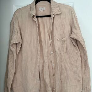 Lou & Grey Textured Blush Shirt